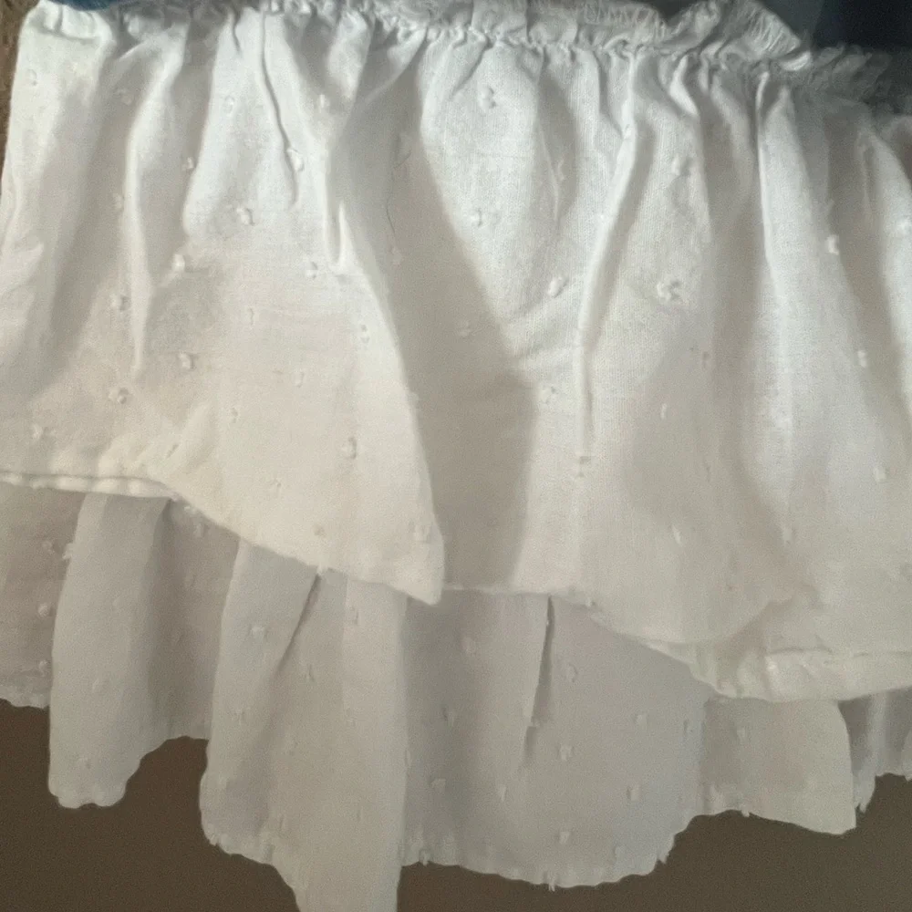 American Girl Chambray Ruffle Skirt Dress